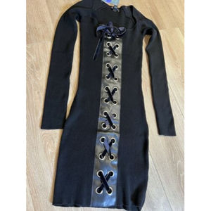 SAY WHAT BLACK BODYCON DRESS..! Size S